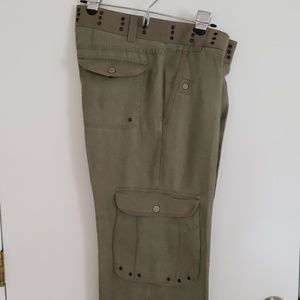 Express linen cargo pants